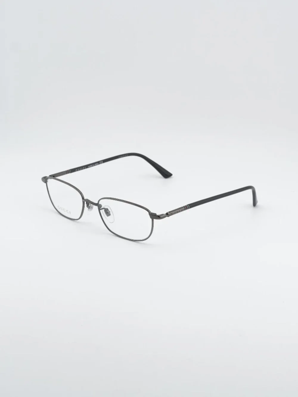 Gucci GG0612OJ 001 Eyeglasses Ruthenium 52mm Rectangle Frame
